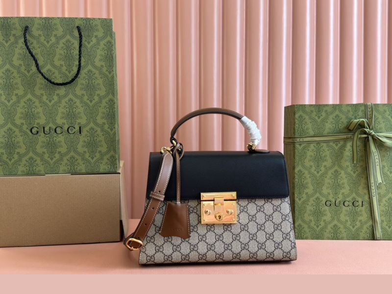 G*u*i top handle bags